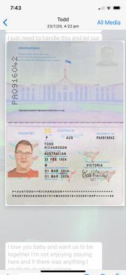 A Fake Australian Passport