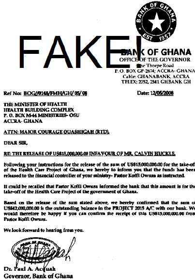 Ghana scams
