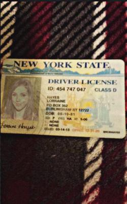 A Fake NY Drivers Licence