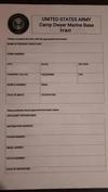 A Forged and Altered US Army Leave Form. This is a Fake