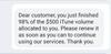 Nigerian Scammers Often Show Account Balances